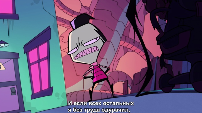 Disguise works (not) like this - My, Storyboard, , Invader Zim, Humor, Longpost