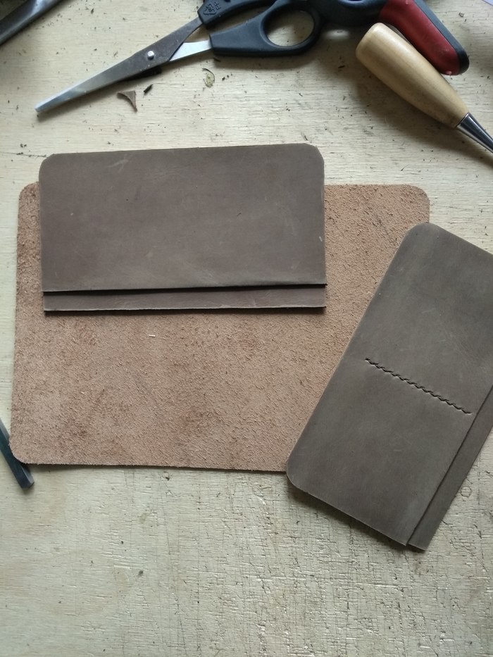 Passport cover - My, Leather products, Longpost, Leather craft, Cover, Video