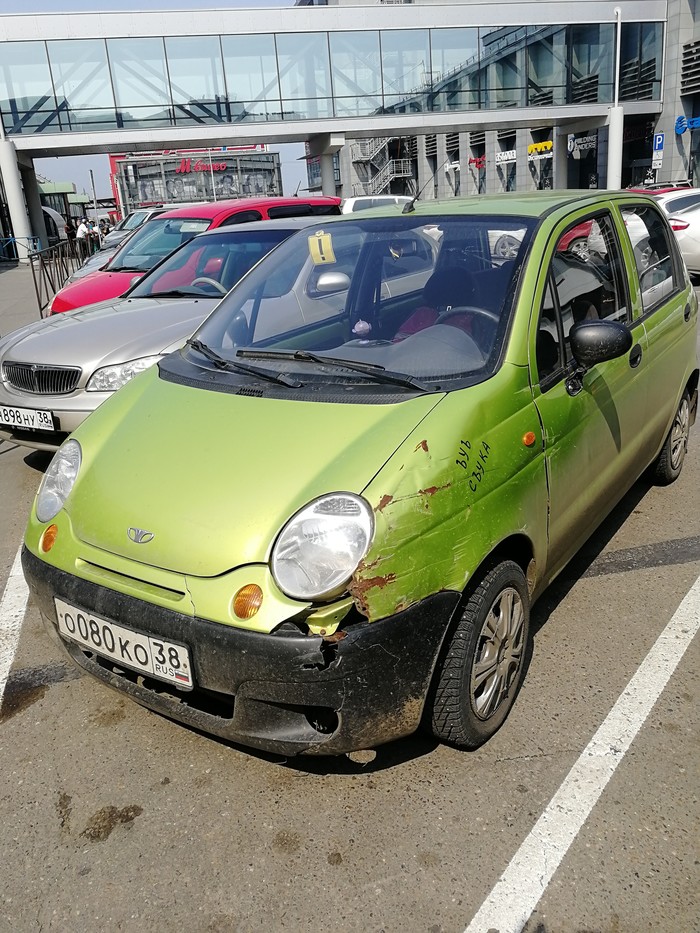 ЪУЪ СЪУКА МАТИЗ - Моё, Matiz, Начинающий водитель, Авто, Ъуъ, Daewoo matiz