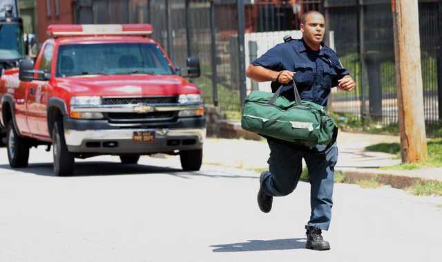 Real heroes! - Fire, Firefighters, The rescue, Children, USA, In the end, everyone is alive, Longpost