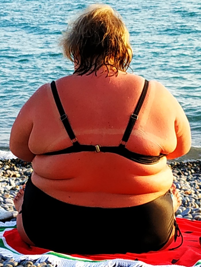 When I arrived at the sea... - My, Beach, Photo on sneaker, Bbw, Fullness