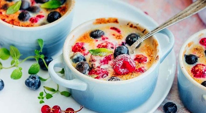 Creamy berry casserole - Cooking, Casserole, Cook at home, Yummy, Berries, Dessert, Recipe