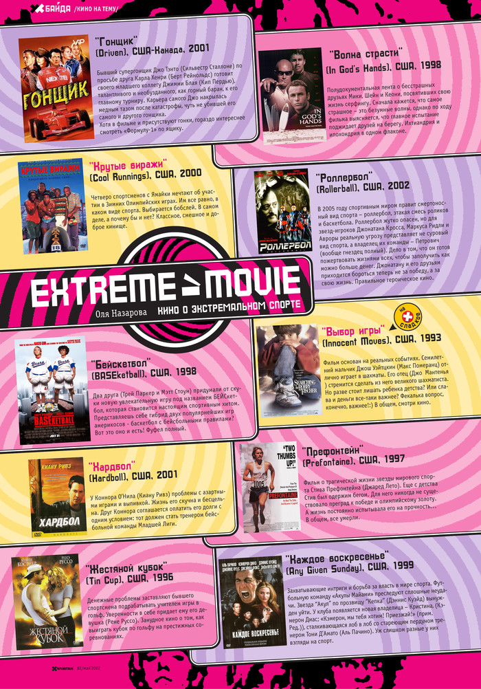 Damn Dozen Extreme Sports Movies - A selection, Movies, What to see, Longpost