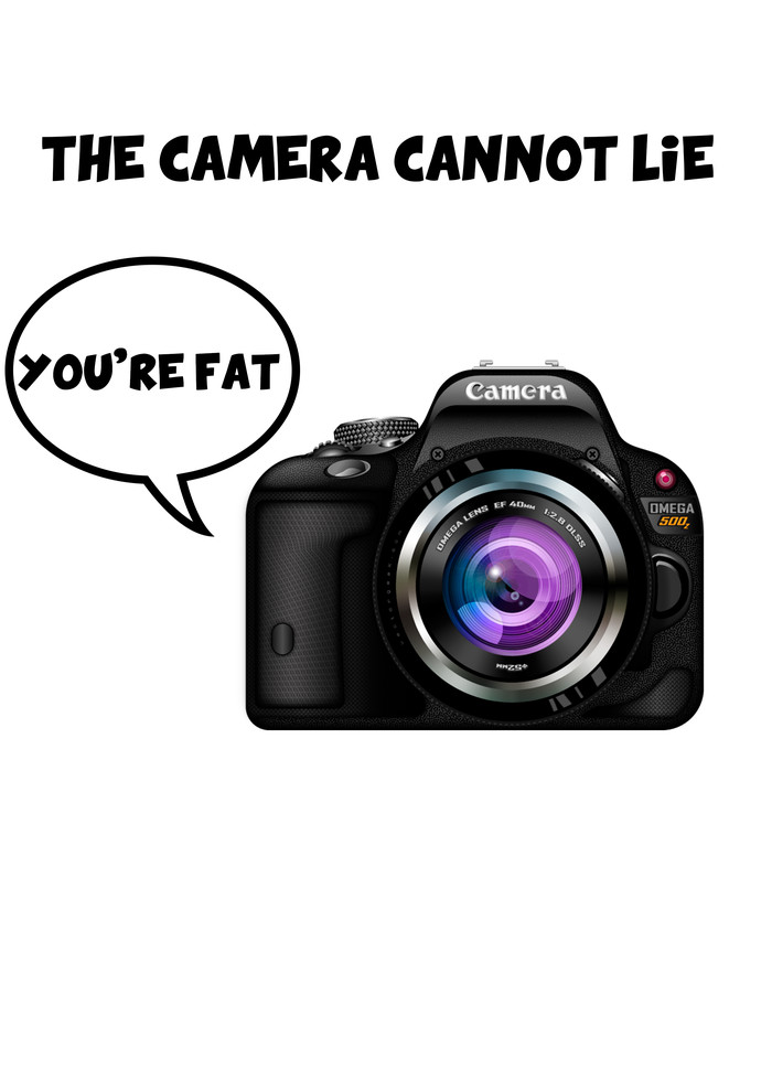 The camera can't lie - My, Photoshop, Humor, Literality, Catch phrases, Doubtfully, English language
