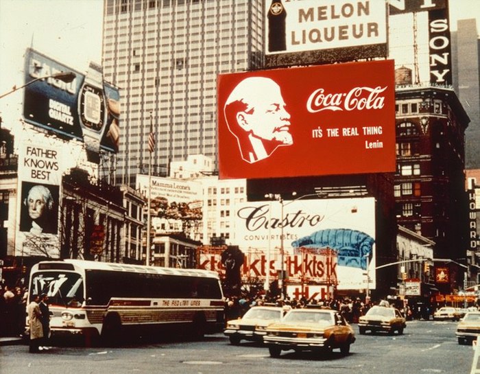 You are on the right path, comrades! - Advertising, Coca-Cola, Lenin, USA
