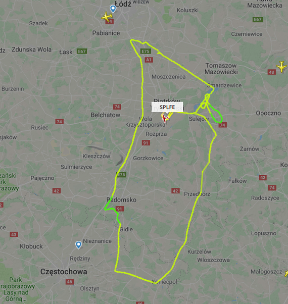 Polish aircraft artist.... - My, Poland, Airplane, Flightradar24, Drawing, Longpost