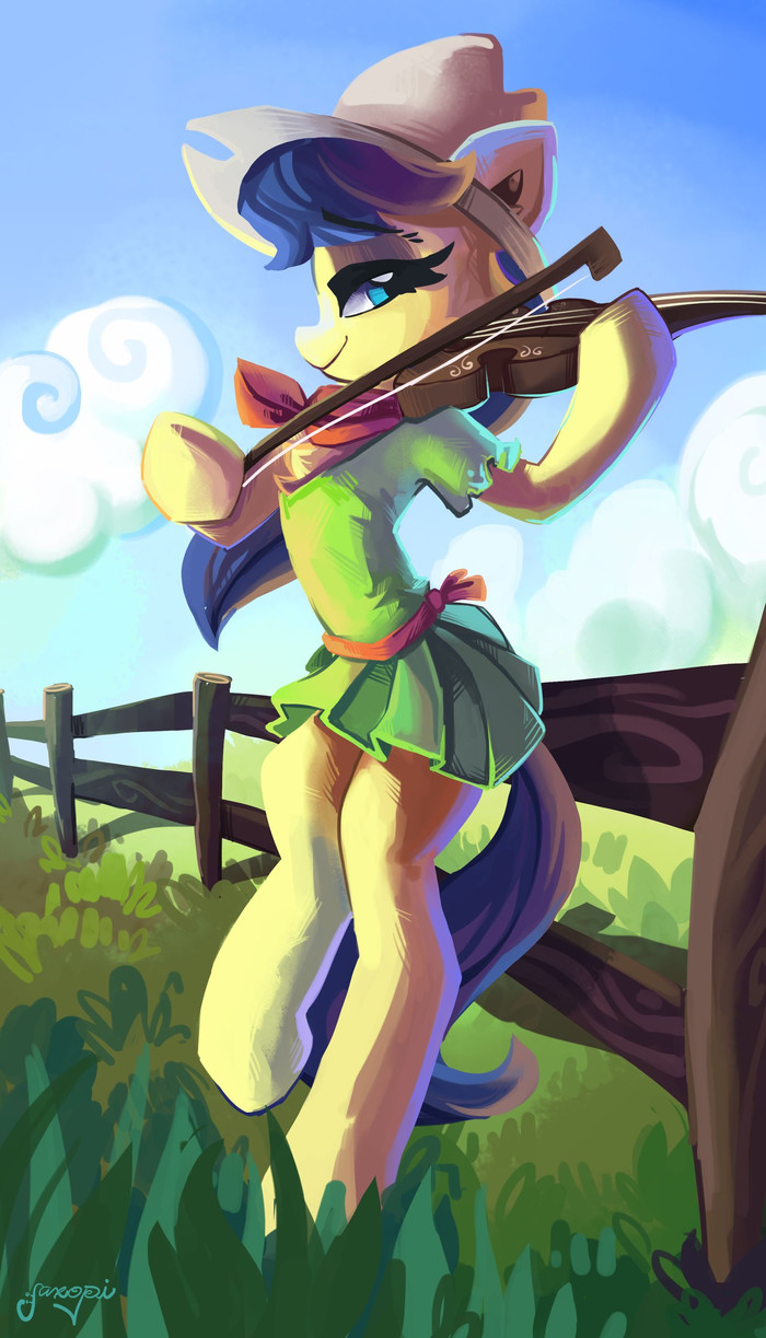 Violinist - Fiddlesticks, My little pony, Art, Saxopi