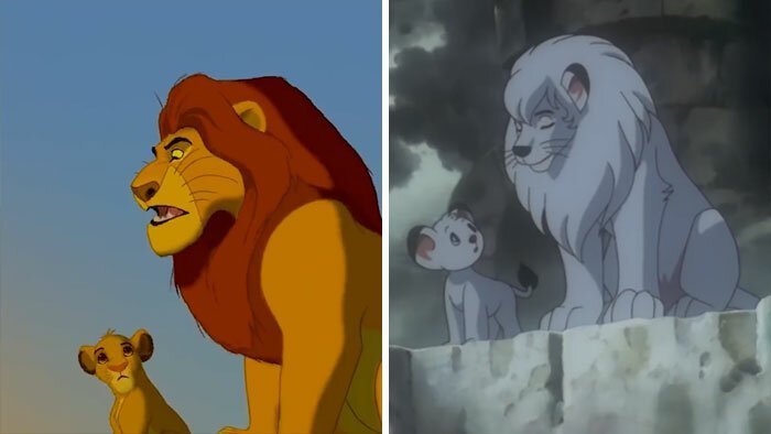 On the left The Lion King 1994 - on the right Kimba the White Lion 1965 - Плагиат, The lion king, Cartoons, Longpost, Kimba