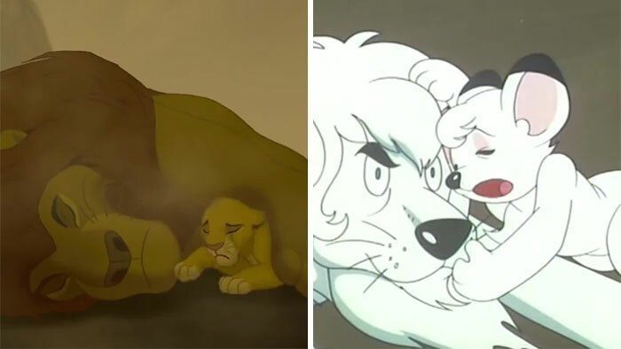 On the left The Lion King 1994 - on the right Kimba the White Lion 1965 - Плагиат, The lion king, Cartoons, Longpost, Kimba