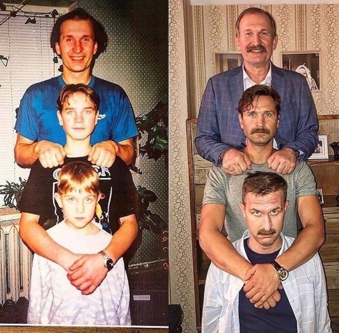 Fedor Dobronravov with his sons 22 years later - Fedor Dobronravov, Children, It Was-It Was, Actors and actresses