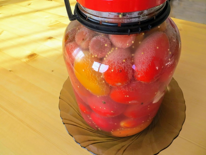 Carbonated tomatoes for the winter, like barrel - My, Cooking, Recipe, Other cuisine, Blanks, Cook at home, Video, Longpost, Tomatoes, Video recipe