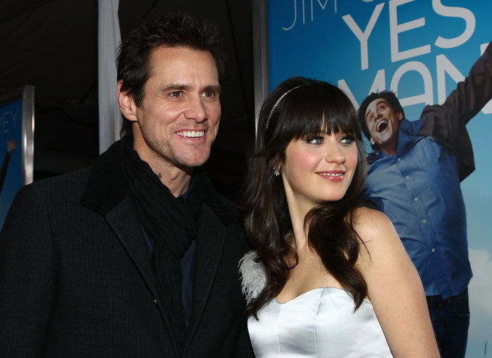 Photos from the shooting and interesting facts about the film Always Say YES (2008). - Jim carrey, Zooey Deschanel, Celebrities, , Photos from filming, Interesting, Longpost