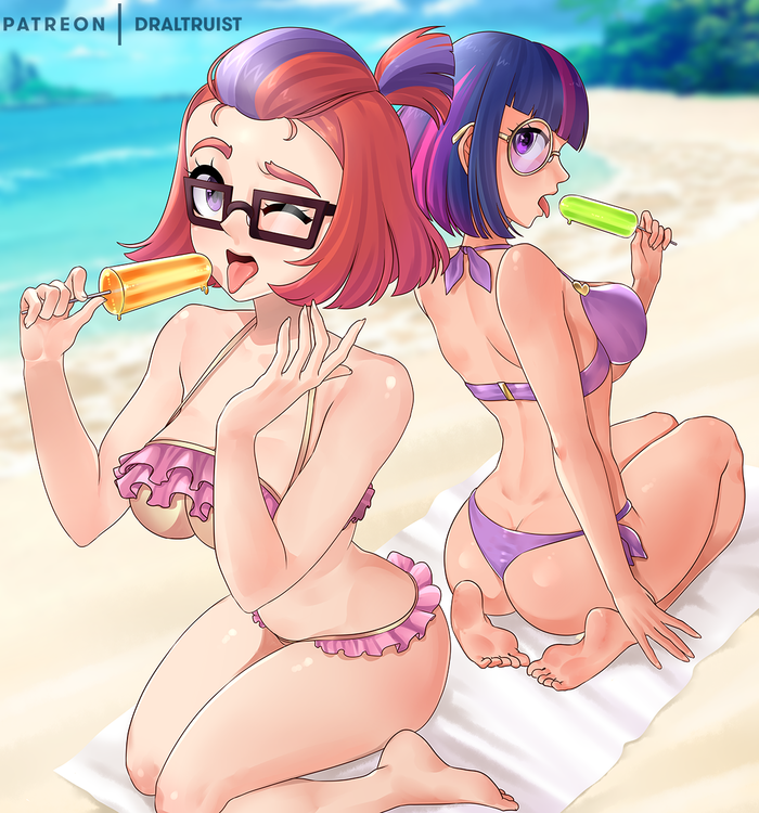 Moondancer and Twilight Sparkle