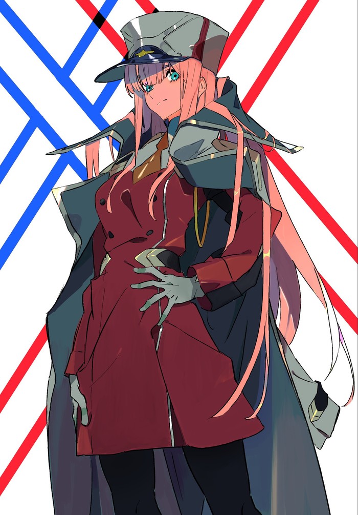    002 Darling in the Franxx, , , Anime Art, , , , Zero Two