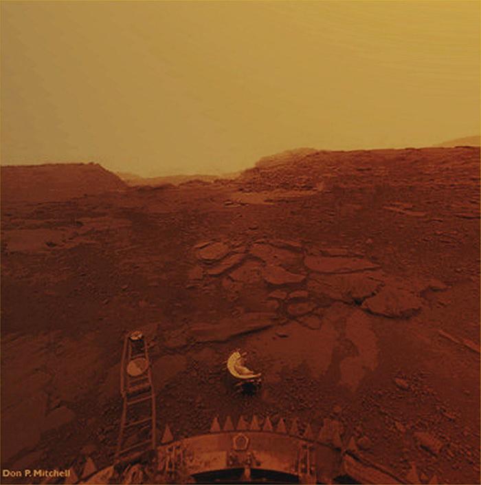 The surface of Venus as photographed by the Russian Venera 13 spacecraft took 127 minutes before dying in an extremely harsh atmosphere - Astronomy, Universe, The science, Venus, Space