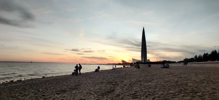 The Gulf of Finland - Saint Petersburg, My, Longpost, Lakhta Center, The Gulf of Finland