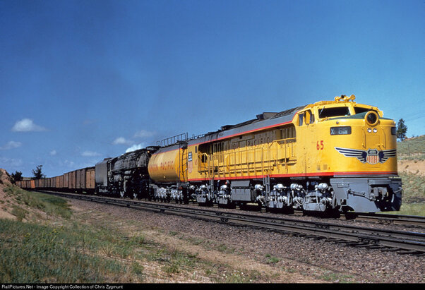 Union pacific gas turbine locomotives. - Railway, Gas turbine locomotive, Gas turbine engine, USA, Longpost