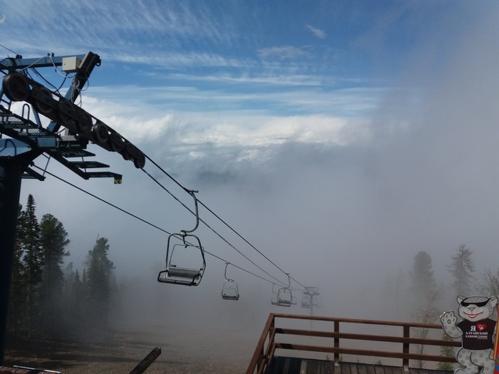 Higher than clouds! - My, Mountain Altai, The nature of Russia, The mountains, Clouds, Altai Republic