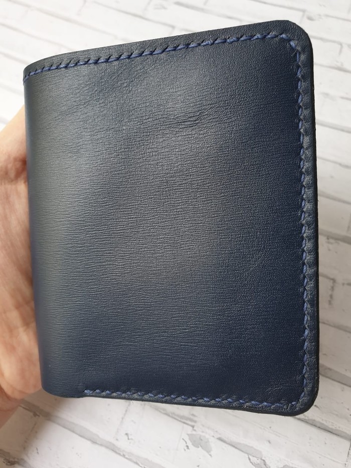 Wallet - My, Hand seam, Handmade, Natural leather, Purse, Wallet, Leather products, Leather, Wallet, Longpost