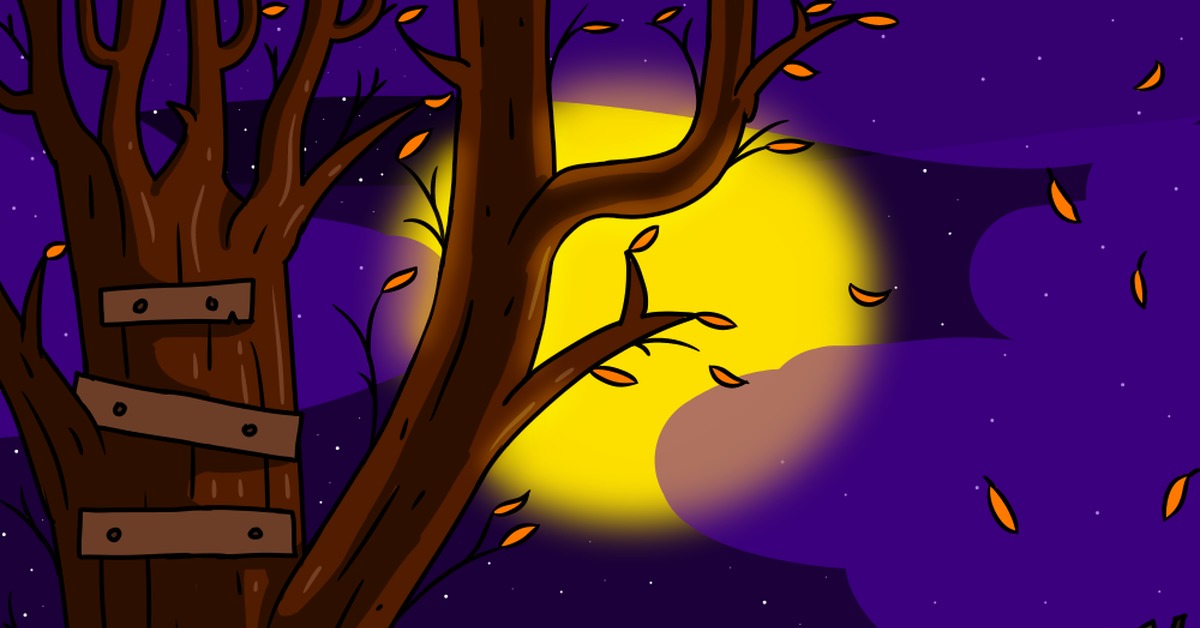 Осенняя ночь | Пикабу