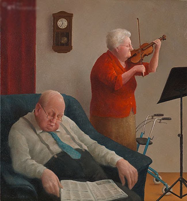 Художник Marius van Dokkum - Арт, Рисунок, Подборка, Пожилые, Marius Van Dokkum, Длиннопост