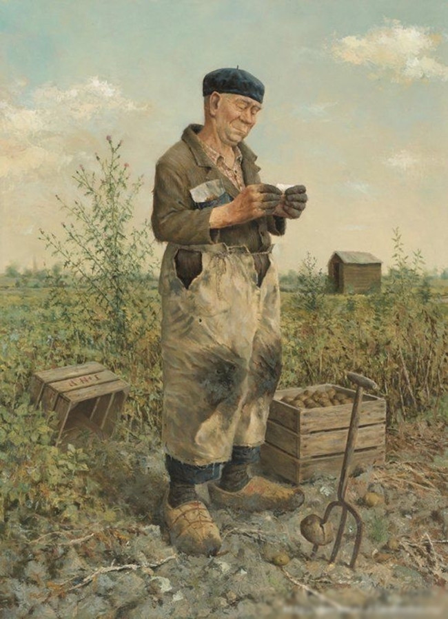 Художник Marius van Dokkum - Арт, Рисунок, Подборка, Пожилые, Marius Van Dokkum, Длиннопост