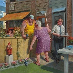 Художник Marius van Dokkum - Арт, Рисунок, Подборка, Пожилые, Marius Van Dokkum, Длиннопост