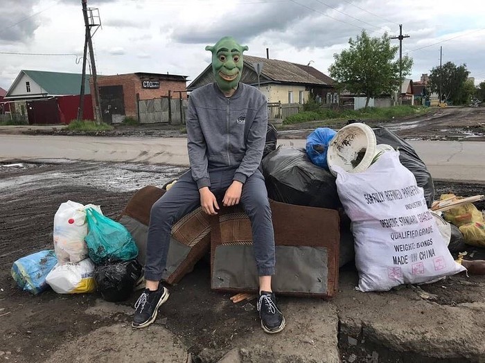 A follower of Chistomen appeared in Omsk. - Shrek, Omsk, Chistoman