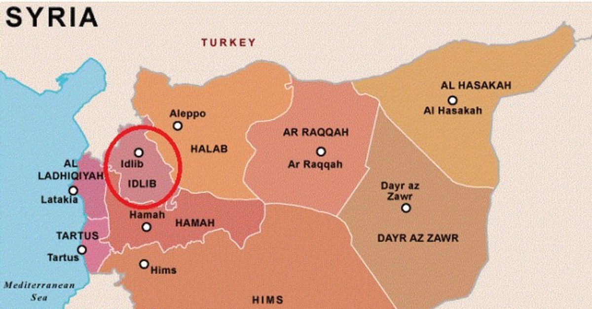 Карта сирии и израиля