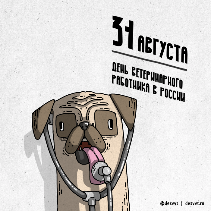 (272/366) 31 августа день ветеринара в России