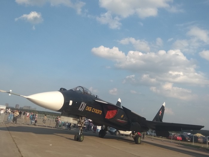 MAKS2019 well, as I understand it, it's not the first one, but I'll leave the pictures here. - My, Aviation, , Airplane, MAKS (air show)