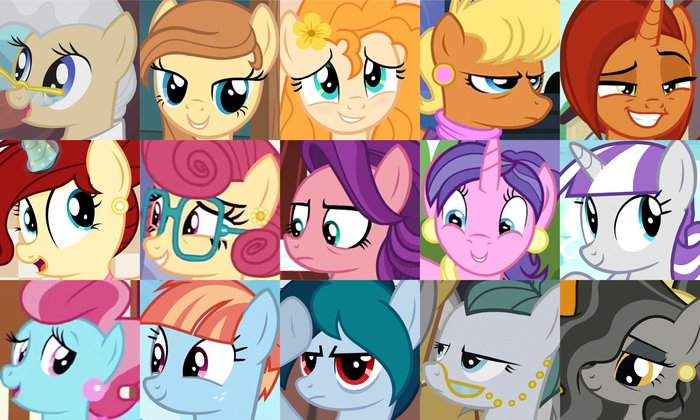 Милфы Эквестрии - My Little Pony, MILF, Alltogether, MLP Edge, Ahegao