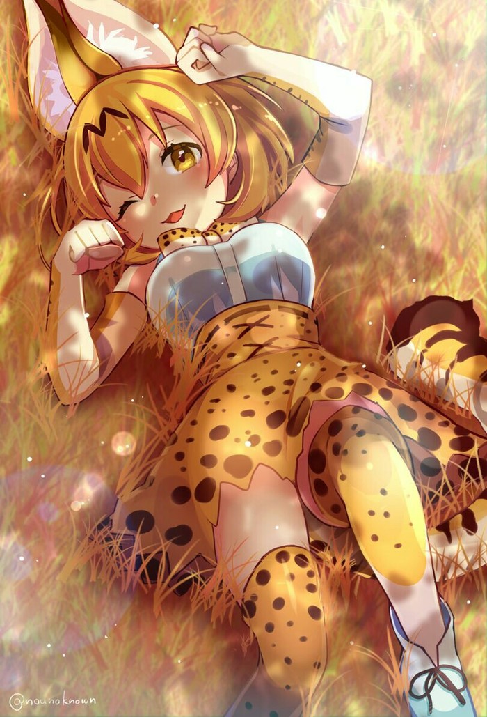 Art - Anime art, Serval, Kemono friends, Anime