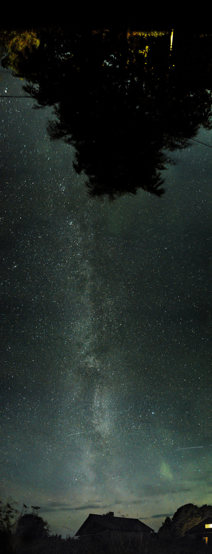 northern sky part 2 - My, Milky Way, Polar Lights, Карелия, Astrophoto, Longpost