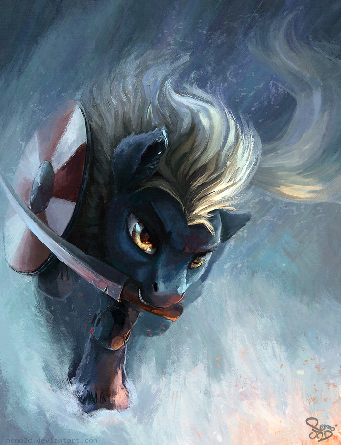 He attac My Little Pony, Original Character, Nemo2d