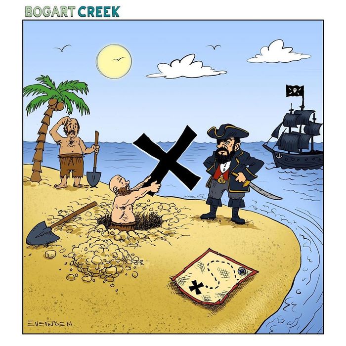Treasure. - Bogartcreek, Comics, Island, Treasure, Pirates