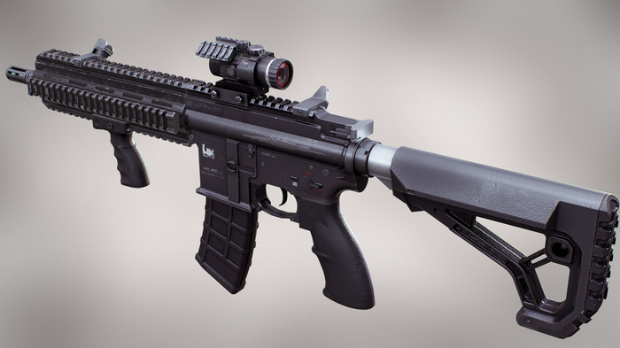 HK 416 3D, , , Blender