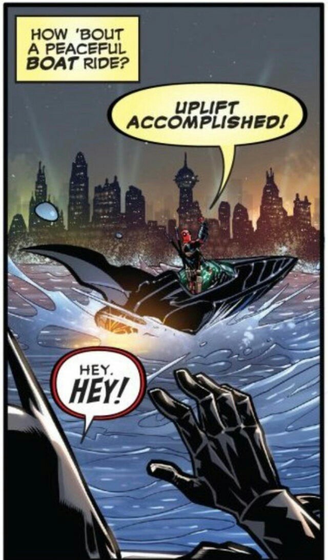 Batman cameo in Marvel Comics #1000. - Batman, Cameo, Marvel, Comics, Deadpool, Bruce Wayne, 