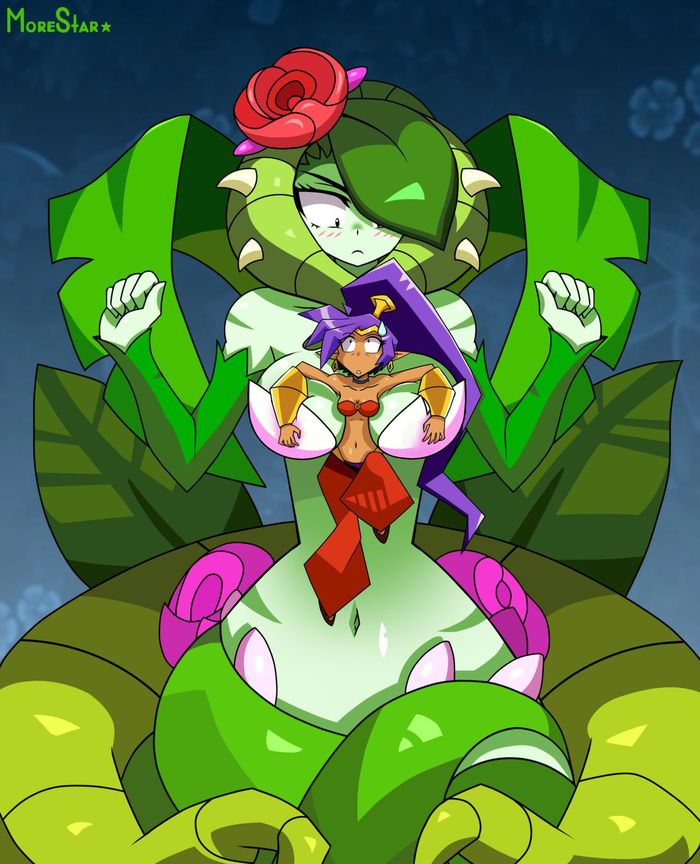 Flower Lady (Shantae - Water Lily Siren) Shantae, Game Art, Monster Girl, 