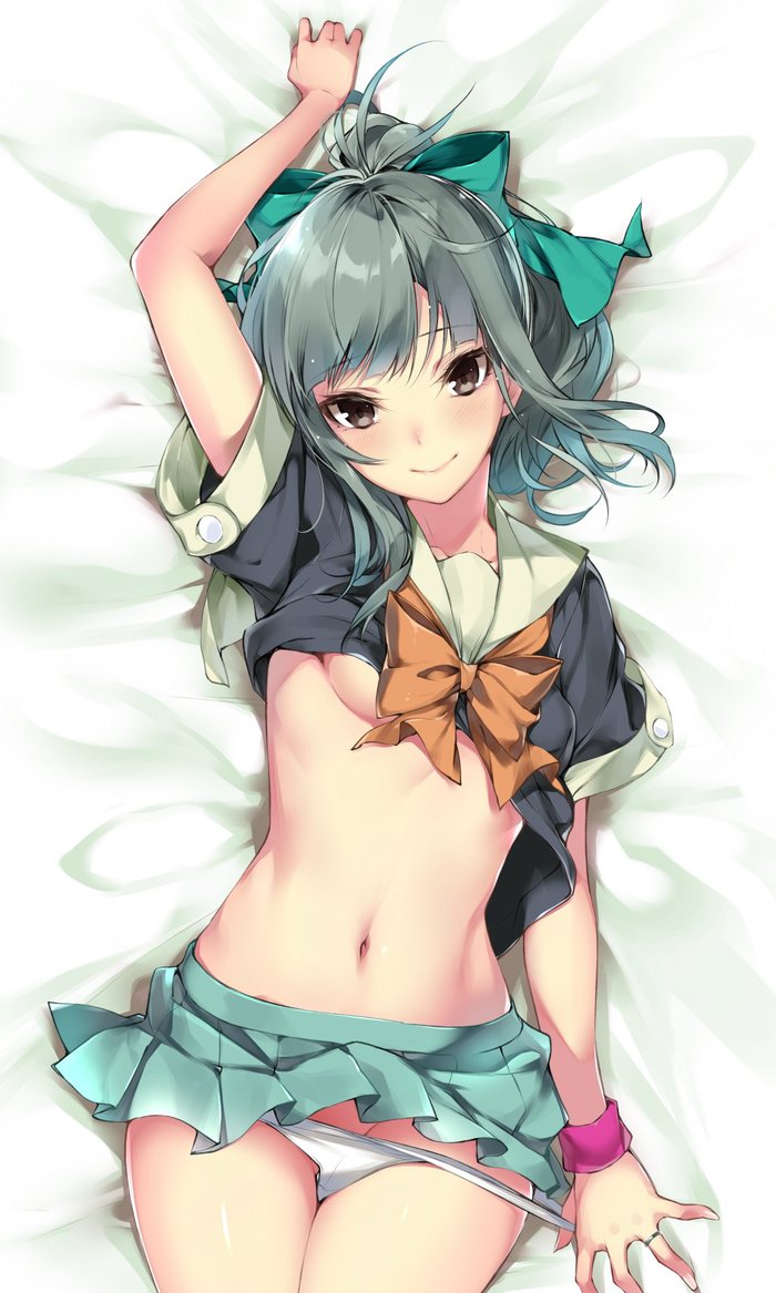 Yuubari - NSFW, Kantai collection, Anime, Anime art, Yuubari, Pantsu, Etty