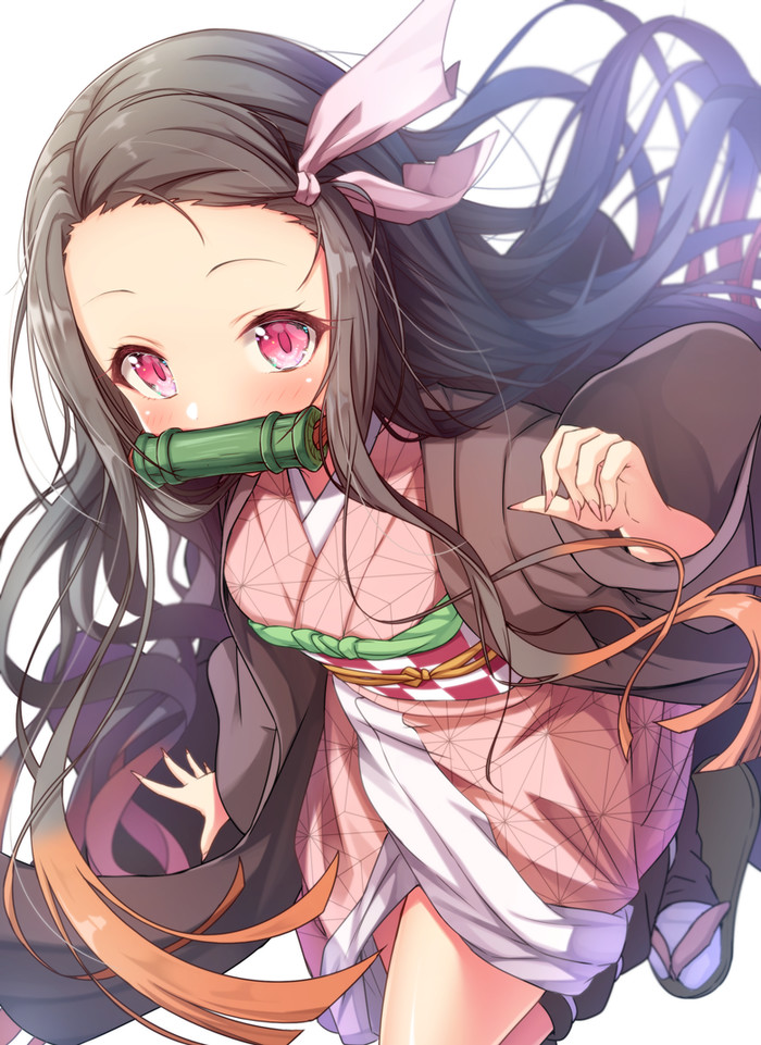 Nezuko - Anime, Anime art, Kimetsu no yaiba, Milota, Nezuko Kamado, Video