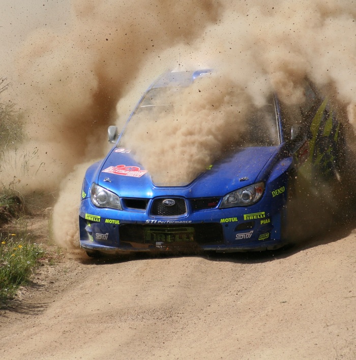 Crazy Subaru - Subaru, , Race, The photo, Dust, Subaru WRX