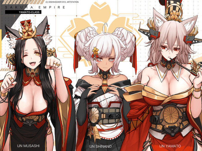 Musashi, Shinano &amp; Yamato