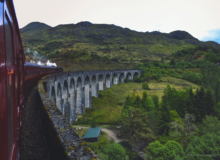The Jacobite, Scotland - My, Scotland, Harry Potter and the Deathly Hallows, Harry Potter, Potter addicts, A train, Beginning photographer, Longpost