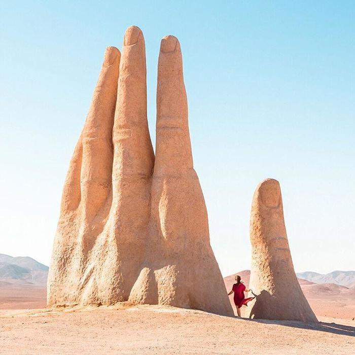 As if the desert stretches to the sky) - Chile, Sculpture, Desert, Longpost