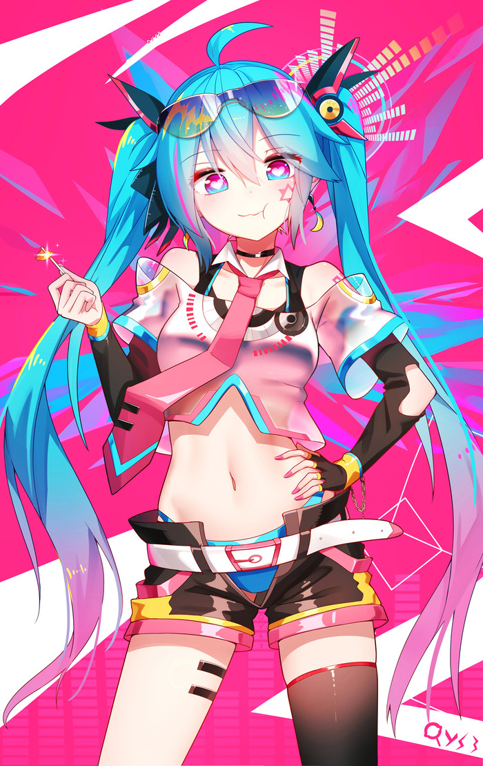 Miku - Anime art, Hatsune Miku, Vocaloid, Qys3