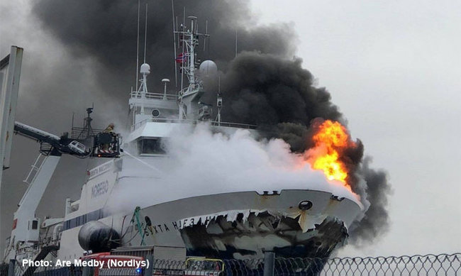 Otherwise, a beautiful marquise, everything is fine, everything is fine - Fleet, Fire, Trawler, Norway, Fishing vessel