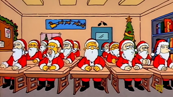 Simpsons for every day [27_September] - The Simpsons, Every day, Santa Claus, Christmas, School, Longpost