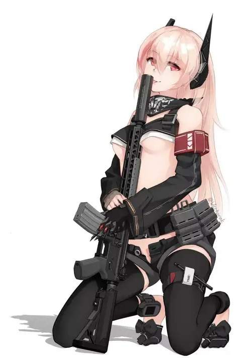 M4 SOPMODE II - Anime, Anime art, Art, , Girls frontline, A selection, Longpost