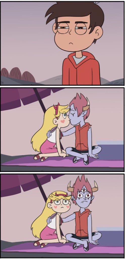 Star vs. the Forces of Evil (Jealousy) - Star vs Forces of Evil, Star butterfly, Marco diaz, Tom lucitor, Hekapoo, Cartoons, Longpost, Humor, Jealousy